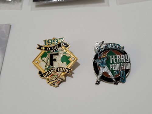 MLB Florida Marlins Vintage Pin Collection 1997-1999 Lot of 15 World Series - Picture 8 of 9