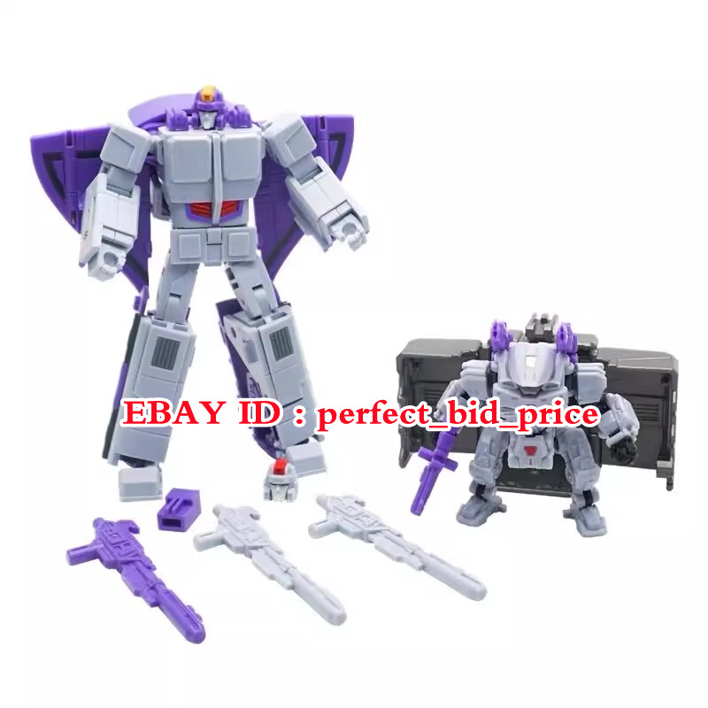 New Astrotrain MFT MS-18P Decepticon Triple Changers With Gnaku Robot Toys 5"