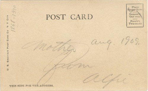 WILLIAM FAVERSHAM ENGLISH BROADWAY ACTOR & ORIGINAL VINTAGE REAL PHOTO POSTCARD - Picture 2 of 2