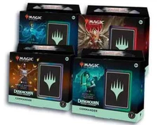 MTG Duskmourn Commander Deck Set of 4 Case Magic the Gathering New Sealed