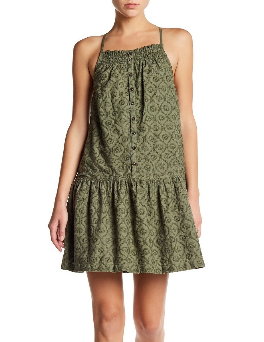 Current/Elliott 161401 Women's The Hazel A-line Dress Cotton Green Sz. 1 | eBay Current/Elliott 161401 Women's The Hazel A-line Dress Cotton Green Sz. 1 | eBay