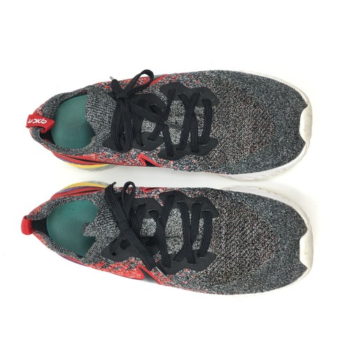 Nike Epic React Flyknit 2 Running Shoes Sneakers Mens Size 12.5 Black Red Gym - Picture 6 of 9