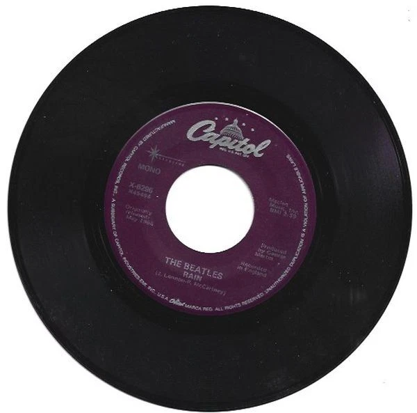 Beatles - Paperback Writer / Rain Monaural 7" 45 RPM Single - Image 2 of 4