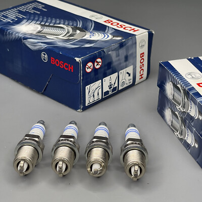 4 Pcs OE Germany Yttrium Spark Plug 7402 For VW Jetta Passat Beetle Golf