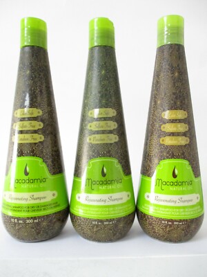Macadamia Rejuvenating Shampoo 10 Oz each Pack of 3