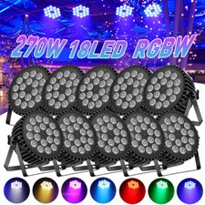 270W RGBW LED Par Stage Light DMX Par Can DJ Lights Party Beam Spot light Strobe