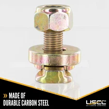 US Cargo Control L Track Double Lug Threaded Stud Fitting - WLL 1,833 Lbs.