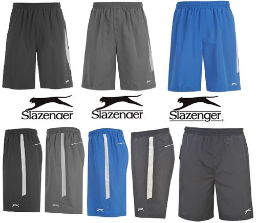Mens SLAZENGER Woven Sports Shorts Gym 