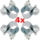 4x COLLIER DE SERRAGE DURITE 8MM 10MM 12MM 14MM 16MM A VISSER ACIER TUYAU TUBE