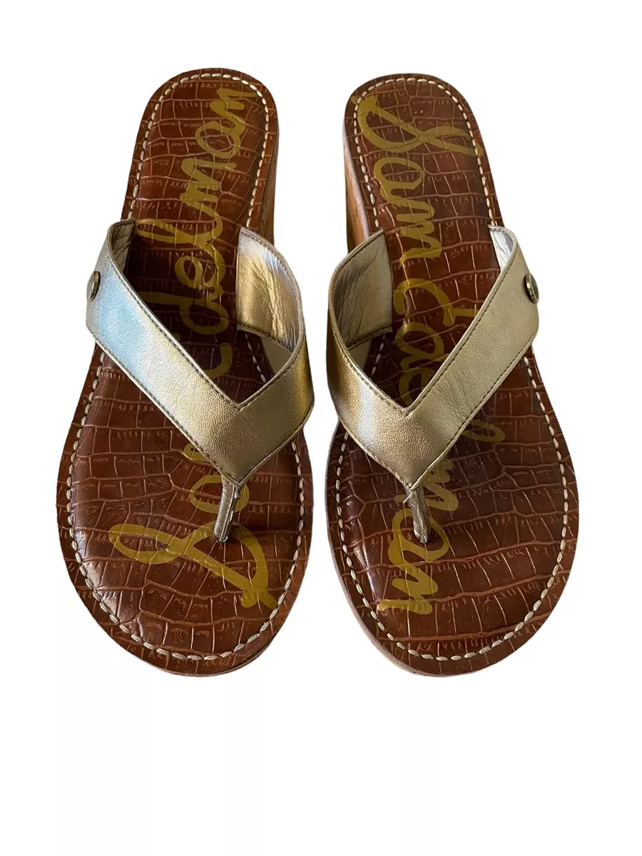 Sam edelman romy hotsell wedge flip flops