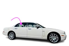 Fits: 2004-2009 Jaguar XJ8,XJR 4D Sedan Passenger Rear Right Door Window Glass
