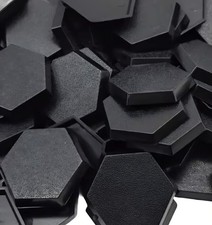 Lot Of 20 2 spare 30mm Hex Bases -compatible with Battletech, 22 bases total