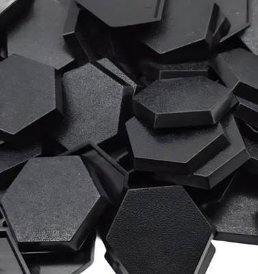 Lot Of (20+2 spare) 30mm Hex Bases -compatible with Battletech, 22 bases total! 
