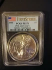 2011 Silver Eagle PCGS MS70 First Strike – Perfect Grade – American Silver Eagle
