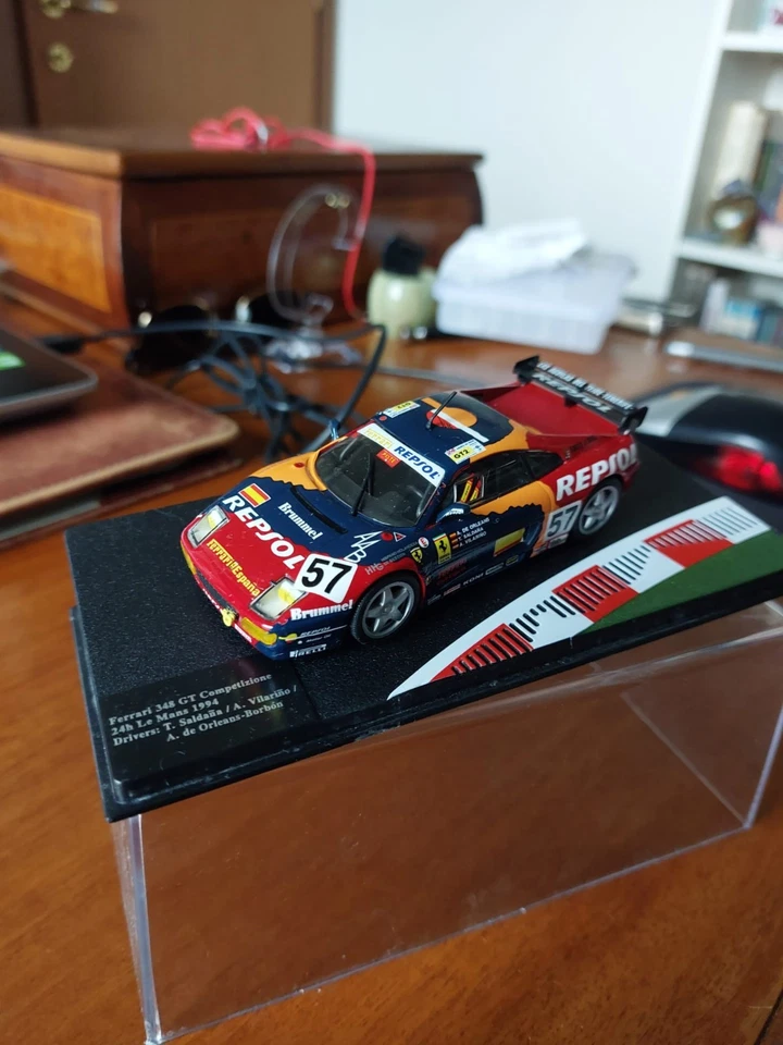 modellino Ferrari 348 gt competizione 24h Le Mans 1994, scal 1:43 - Immagine 3 di 4