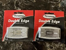 Personna Stainless Steel Double Edge Razor Blades Safety  10 ct  Made in Germany