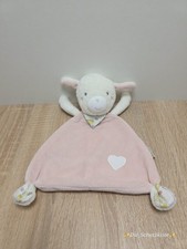 Beauty Baby Schmusetuch Lamm Schaf rosa mit Herz ❤️ 