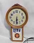 Miller Lite Beer "A fine Pilsner Beer" Wall Clock Sign Vintage Electric Lighted