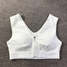 Tommie Copper Sports Bra Womens Medium Zip Front Active Shoulder Support Gym