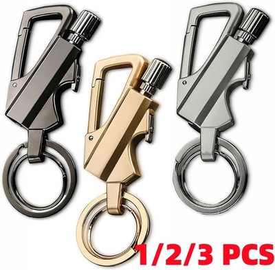 1/2/3Pack Permanent Match Infinity Lighter with Multitool Keychain Bottle Opener