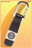 FC Bayern München SchlüSselanhäNger Logo Leder Wappen Offizielles Lizenzprodukt