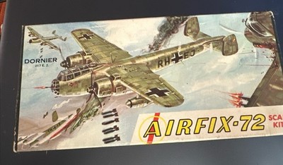 Airfix 1/72 Scale German DORNIER 217 E.2. Model Aircraft Kit - OB Pre-Owned