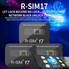 R-SIM19 SIM18 QPE Stable Unlock Card for iPhone 15 Plus 14 13 Pro Max 12 IOS17