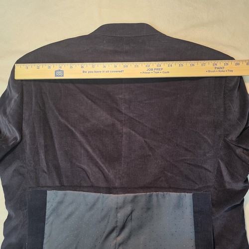 Tommy Hilfiger Herren Sport Mantel 42R Cord dunkelblau mit braunem Ellenbogenaufnäher - Bild 9 von 17