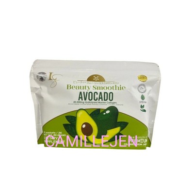 Luxe Slim AVOCADO Beauty Smoothie Collagen Drink, 10 Sachets