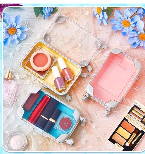 Mini Suitcase Party Favor 12 CT Multicolored 