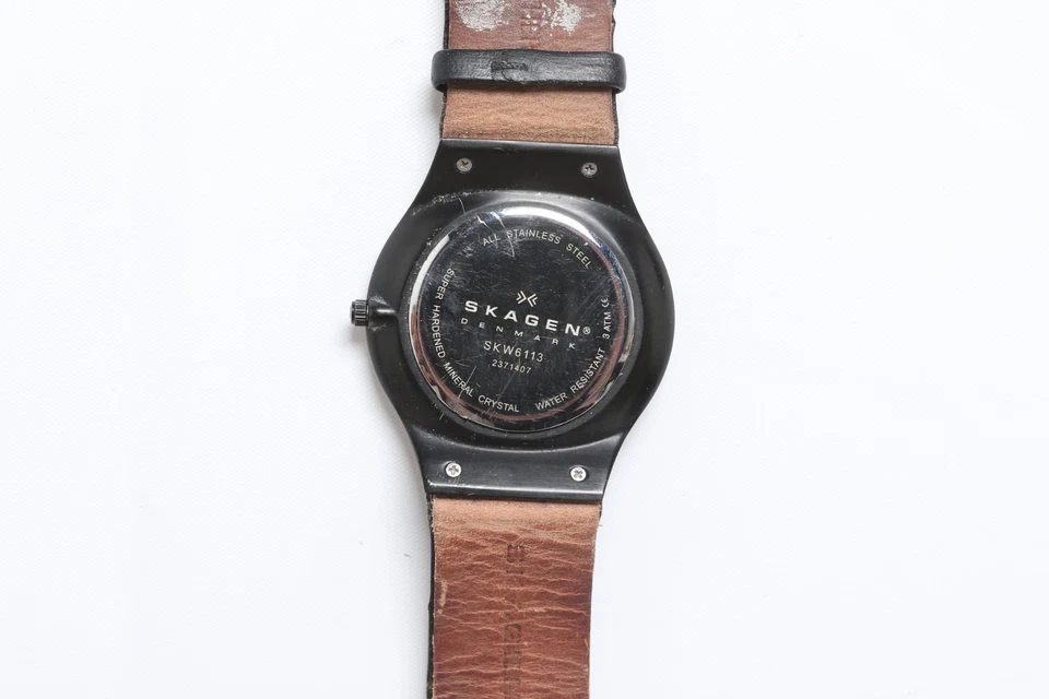 Black Skagen Denmark Men's Wrist Watch SKW6113 - Used Working Well - Image 3 of 4