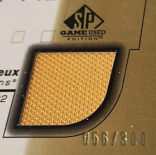 MARIO LEMIEUX JERSEY SP # 056/300, 2001-02 UD SP GAME USED AUTHENTIC FABRIC - Image 3 of 4