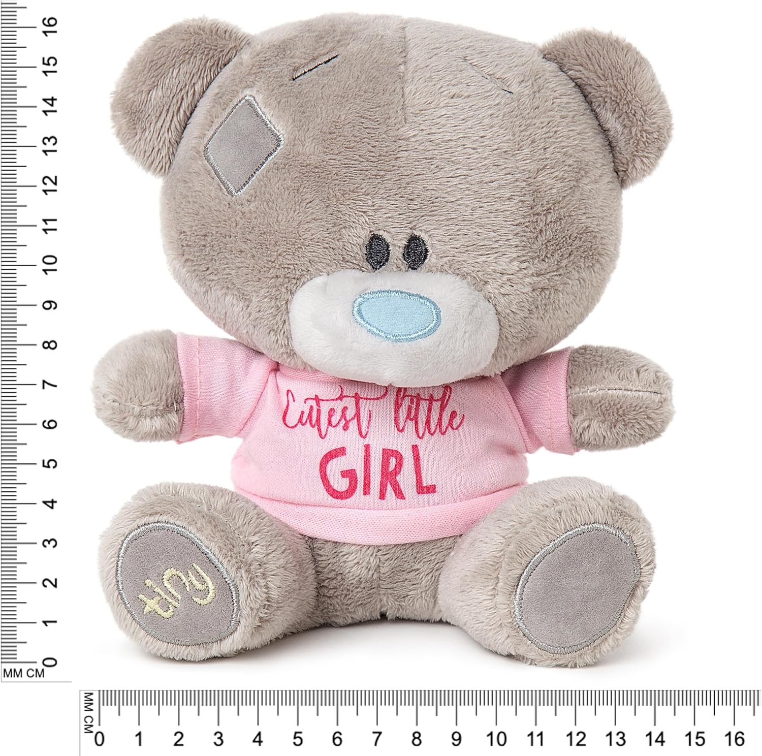 Me To You Tiny Tatty Teddy Cutest Little Girl Teddy Bear - Baby Safe,Blue,grey,