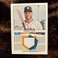 2026 Topps Heritage - Clubhouse Collection Relics Jeremy Pena #CCR-JP (MEM)