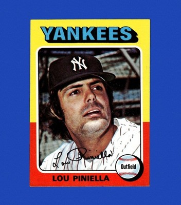 1975 Topps Mini Set-Break #217 Lou Piniella NM-MT OR BETTER *GMCARDS