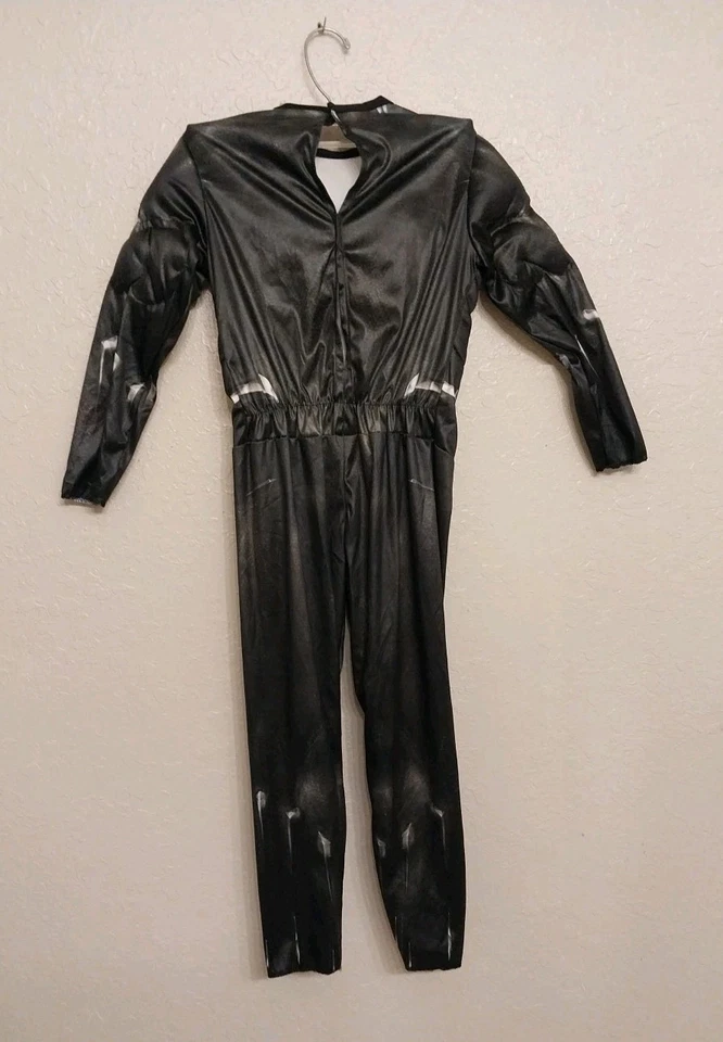 Disfraz de Pantera Negra Rubíes Niño Talla Pequeña Body Acolchado Sin Máscara Foto 2 de 4