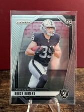 2024 Prizm 315 Brock Bowers Rookie RC Las Vegas Raiders NFL football card