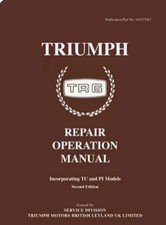 Triumph TR6 Workshop Repair Operation Manual