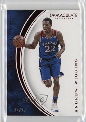 2016-17 Panini Immaculate Collegiate Red 22/25 Andrew Wiggins #2 6e0