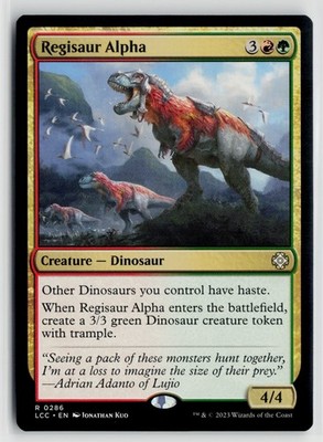 MTG Regisaur Alpha x1 NM LCC The Lost Caverns Of Ixalan Commander 0286
