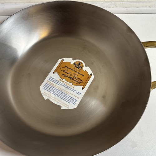 Paul Revere 1801 Signature Copper Pan 10.5 Brass Handles NEW with tags - Picture 6 of 11