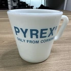 PYREX Only from Corning Milk Glass Mug At Home in Your Lab Vintage