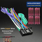 POWER WIRE HARNESS 22 PIN FOR JVC KW M590BT KWM590BT Kit With Connectors