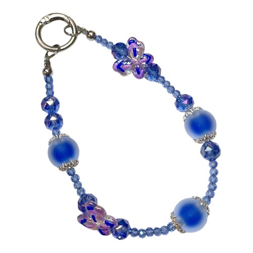 Bracelet de téléphone amovible en perles colorées cordon porte-clés décorations pour clé mobile - Photo 12 sur 12