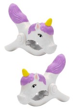 Boca Beach Towel Clips-1 Set of 2, Unicorn, 2 Count