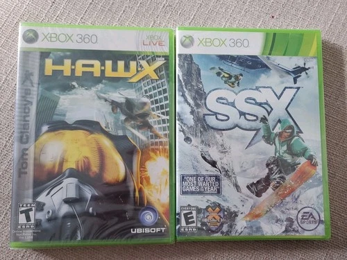 SSX And Hawx SEALED Microsoft Xbox 360 Lot (Read Description Please)