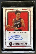 2020-21 Chronicles Anfernee Simons Apprentice Signatures Auto Red #APR-ANF