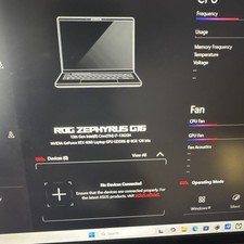 ASUS ROG Zephyrus G16 Gaming Laptop Intel Core i7 RTX 4060 16GB 16" Windows 11