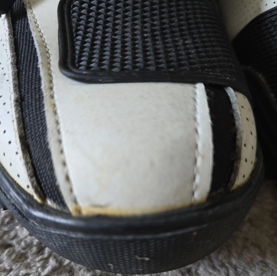 Zapatillas Moto Velocidad Y Fuerza Momento De La Verdad Blanco Y Negro Talla 12 Foto 3 de 4