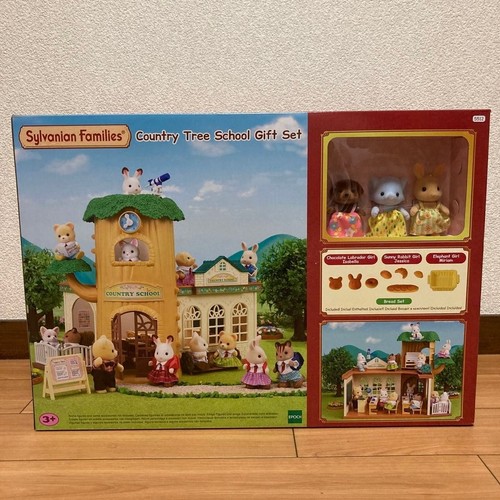 Sylvanian Families Calico Critters Country Tree School Set de Regalo de Japón - Imagen 1 de 2